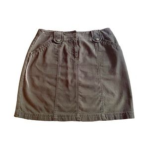 Jones New York Brown Mini Skirt